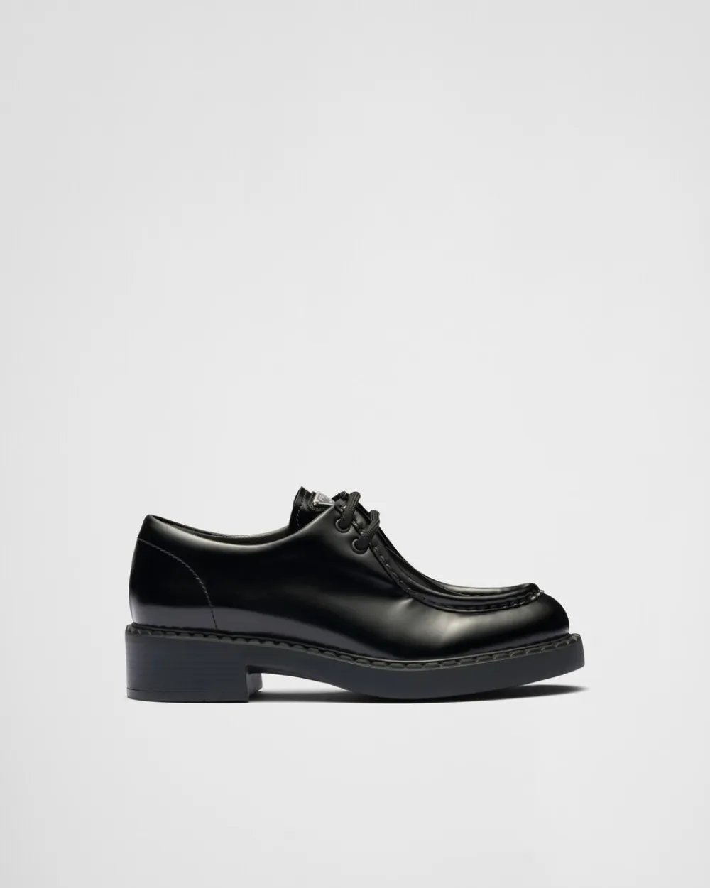 Mujer Prada ZAPATOS CON CORDONES^Zapatos De Piel Cepillada Con Cordones