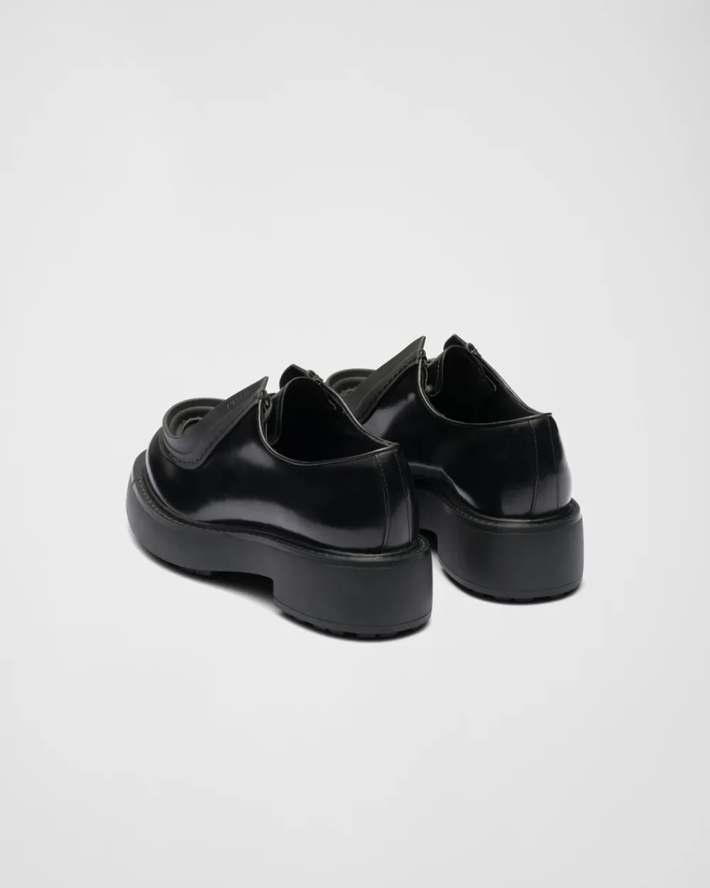 Mujer Prada ZAPATOS CON CORDONES^Zapatos De Piel Cepillada Con Cordones