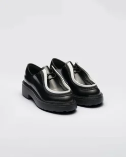 Mujer Prada ZAPATOS CON CORDONES^Zapatos De Piel Cepillada Con Cordones