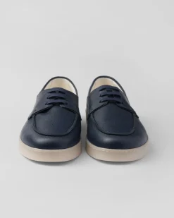 Hombre Prada MOCASINES^Zapatos De Piel Con Cordones
