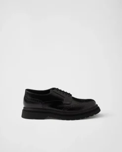 Hombre Prada ZAPATOS CON CORDONES^Zapatos Derby Con Cordones De Piel