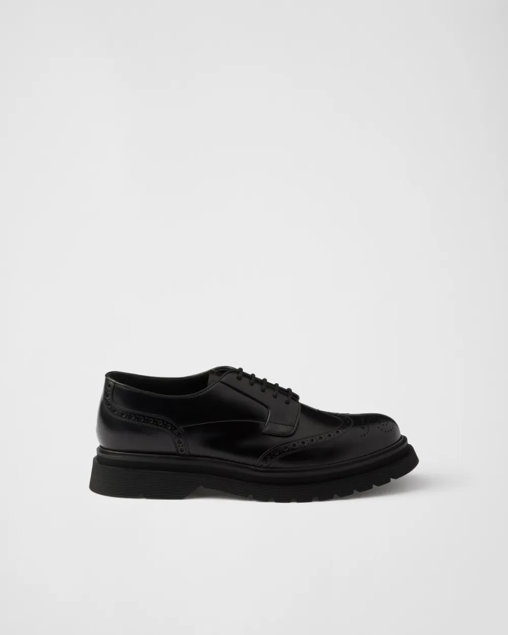 Hombre Prada ZAPATOS CON CORDONES^Zapatos Derby Con Cordones De Piel