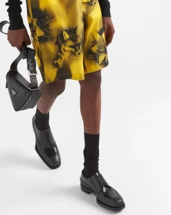 Hombre Prada ZAPATOS CON CORDONES^Zapatos Derby De Piel Cepillada