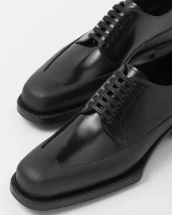 Hombre Prada ZAPATOS CON CORDONES^Zapatos Derby De Piel Cepillada