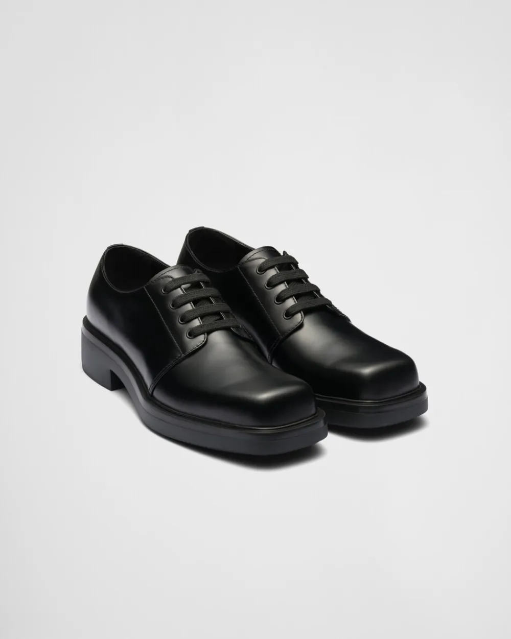 Hombre Prada ZAPATOS CON CORDONES^Zapatos Derby De Piel Cepillada