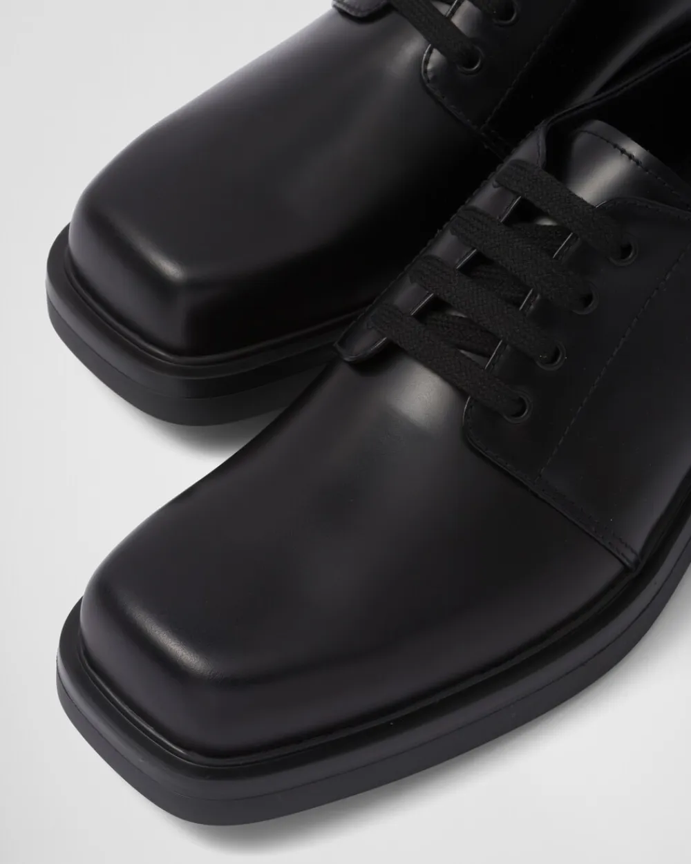 Hombre Prada ZAPATOS CON CORDONES^Zapatos Derby De Piel Cepillada