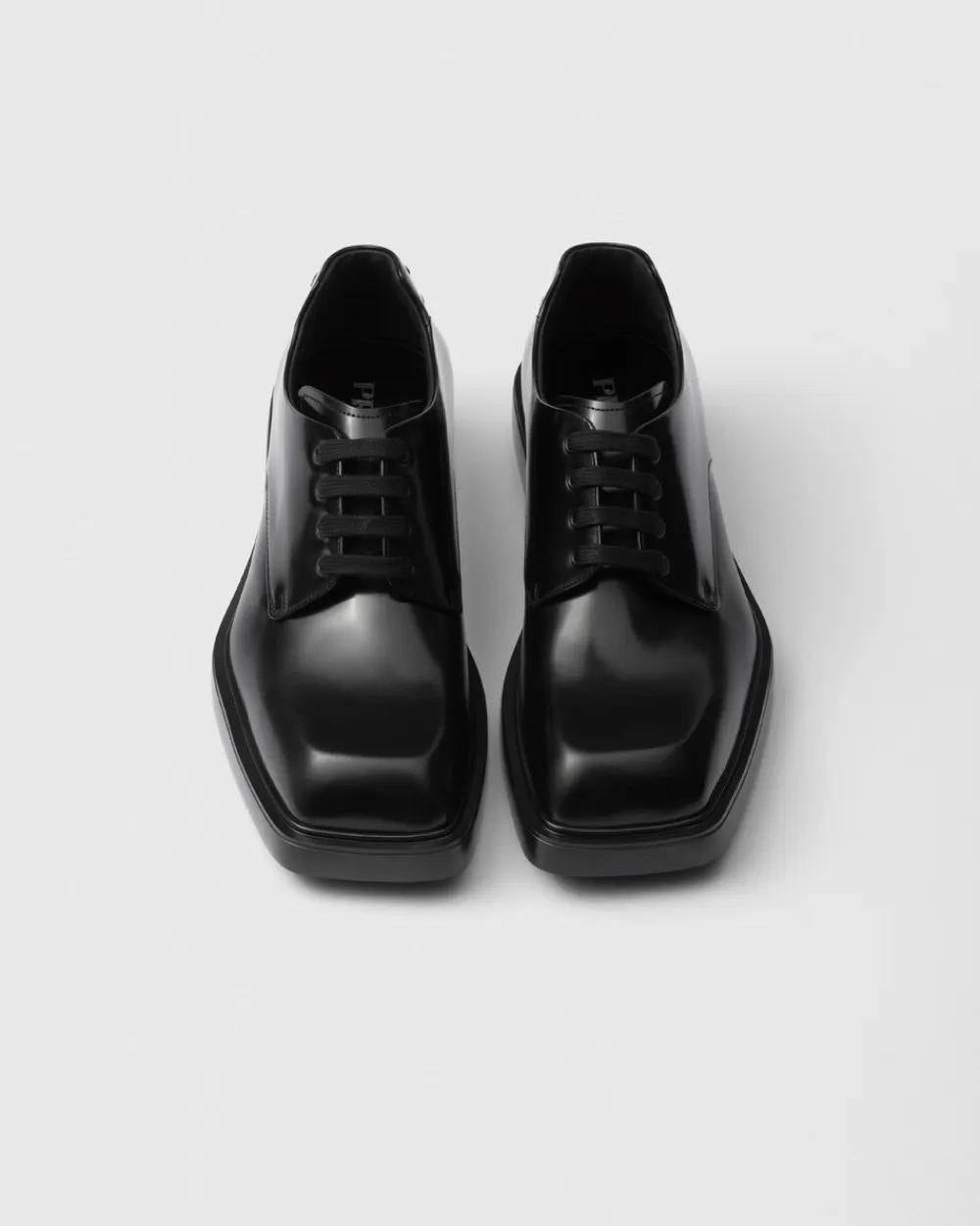 Hombre Prada ZAPATOS CON CORDONES^Zapatos Derby De Piel Cepillada