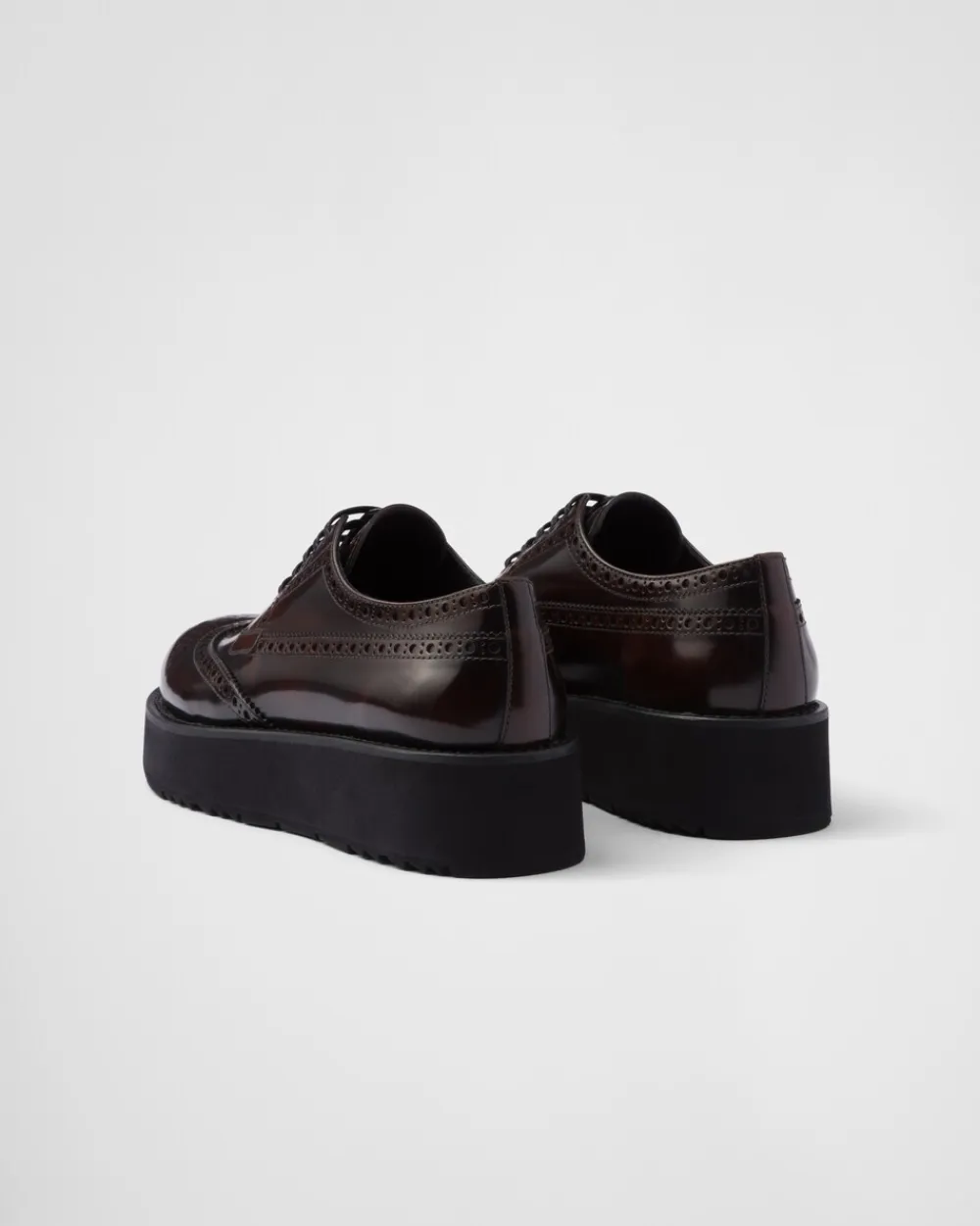 Mujer Prada ZAPATOS CON CORDONES^Zapatos Derby En Piel Cepillada