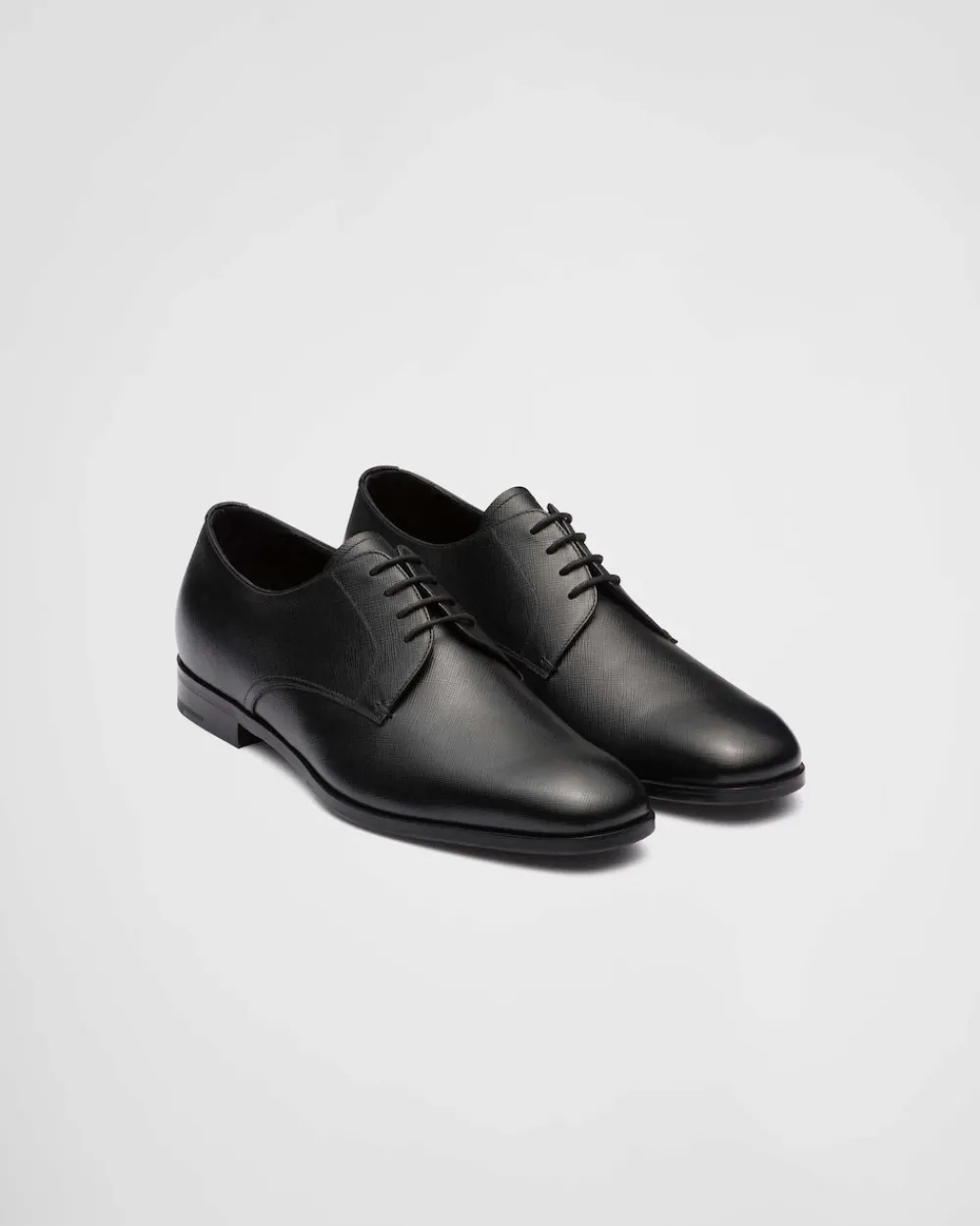 Hombre Prada ZAPATOS CON CORDONES^Zapatos Derby En Piel Saffiano