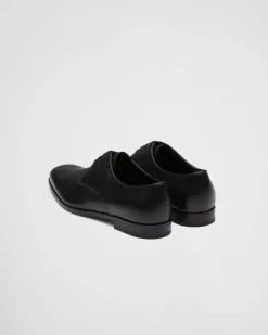 Hombre Prada ZAPATOS CON CORDONES^Zapatos Derby En Piel Saffiano