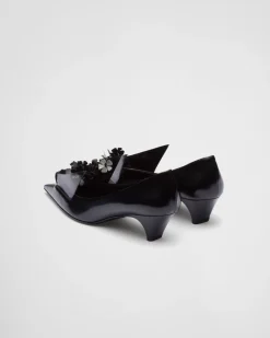 Mujer Prada ZAPATOS DE SALÓN Y BAILARINAS^Zapatos De Salón De Piel Cepillada
