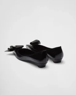 Mujer Prada ZAPATOS DE SALÓN Y BAILARINAS^Zapatos De Salón De Piel Cepillada