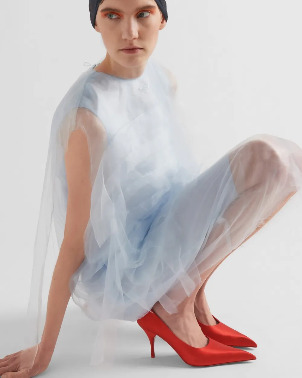 Mujer Prada ZAPATOS DE SALÓN Y BAILARINAS^Zapatos De Salón De Satén