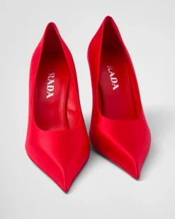 Mujer Prada ZAPATOS DE SALÓN Y BAILARINAS^Zapatos De Salón De Satén