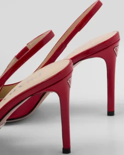 Mujer Prada ZAPATOS DE SALÓN Y BAILARINAS^Zapatos De Salón Destalonados De Charol