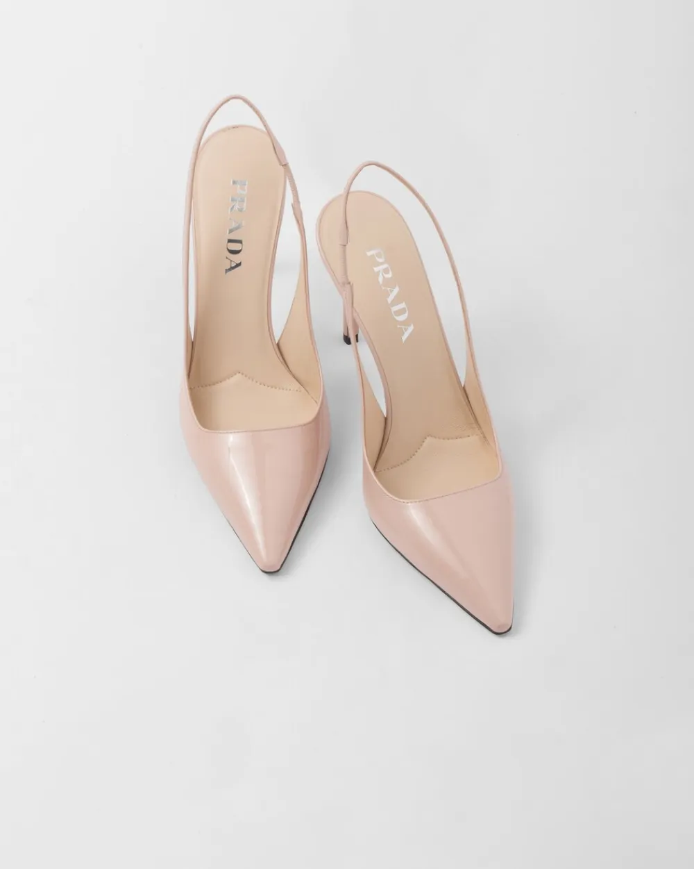 Mujer Prada ZAPATOS DE SALÓN Y BAILARINAS^Zapatos De Salón Destalonados De Charol