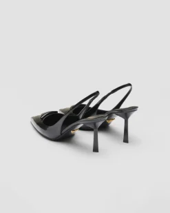 Mujer Prada ZAPATOS DE SALÓN Y BAILARINAS^Zapatos De Salón Destalonados De Charol