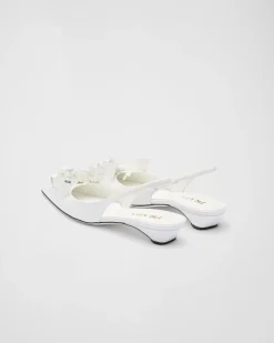 Mujer Prada ZAPATOS DE SALÓN Y BAILARINAS^Zapatos De Salón Destalonados De Piel Cepillada