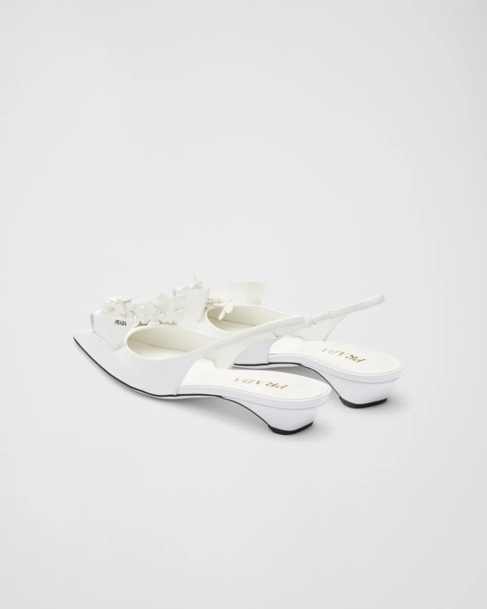 Mujer Prada ZAPATOS DE SALÓN Y BAILARINAS^Zapatos De Salón Destalonados De Piel Cepillada