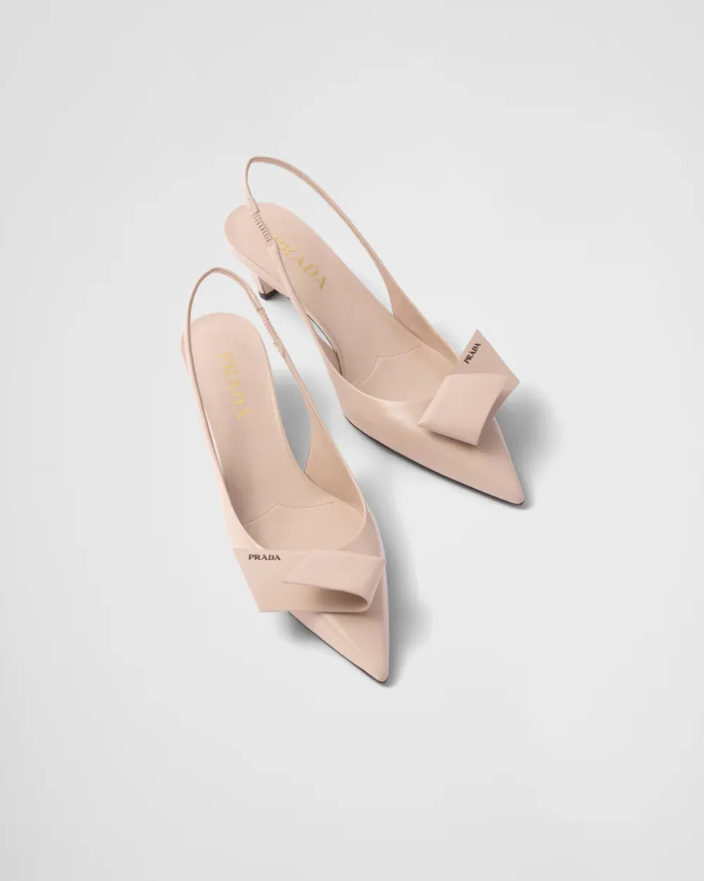 Mujer Prada ZAPATOS DE SALÓN Y BAILARINAS^Zapatos De Salón Destalonados De Piel Cepillada