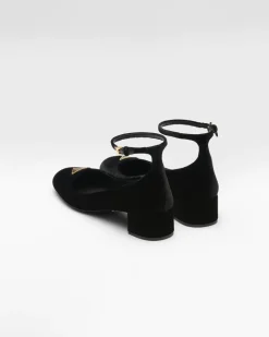 Mujer Prada ZAPATOS DE SALÓN Y BAILARINAS^Zapatos De Salón De Terciopelo