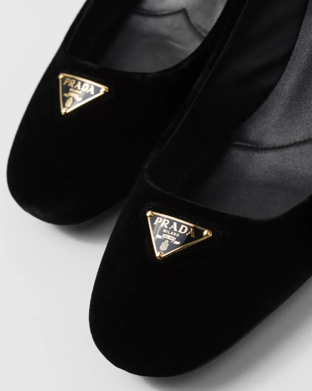 Mujer Prada ZAPATOS DE SALÓN Y BAILARINAS^Zapatos De Salón De Terciopelo
