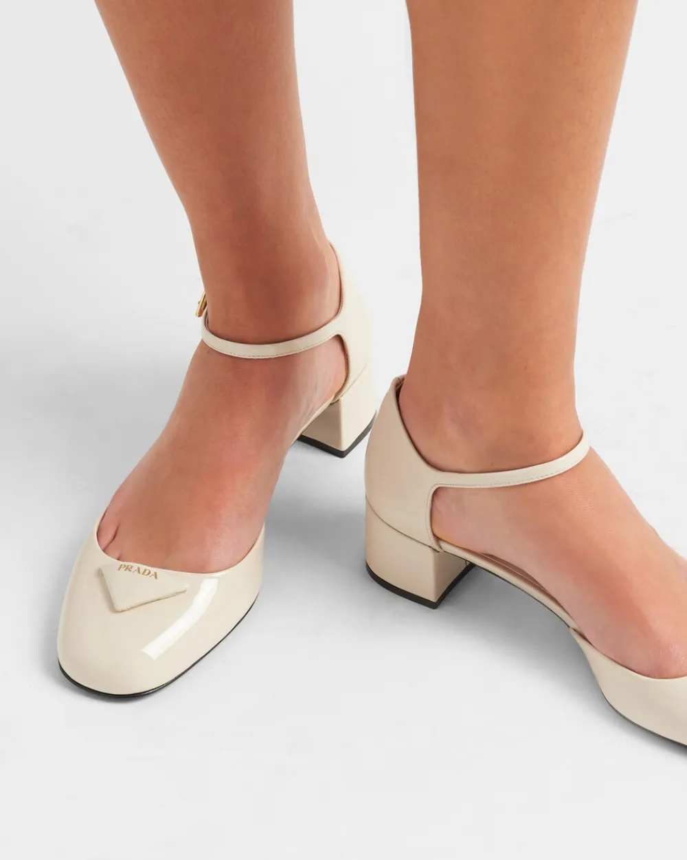 Mujer Prada ZAPATOS DE SALÓN Y BAILARINAS^Zapatos De Salón En Charol