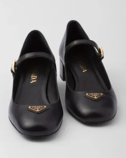 Mujer Prada ZAPATOS DE SALÓN Y BAILARINAS^Zapatos De Salón Mary Jane De Napa