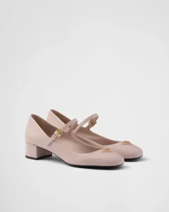 Mujer Prada ZAPATOS DE SALÓN Y BAILARINAS^Zapatos De Salón Mary Jane De Napa