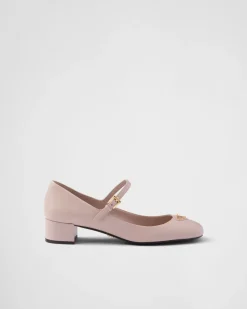 Mujer Prada ZAPATOS DE SALÓN Y BAILARINAS^Zapatos De Salón Mary Jane De Napa