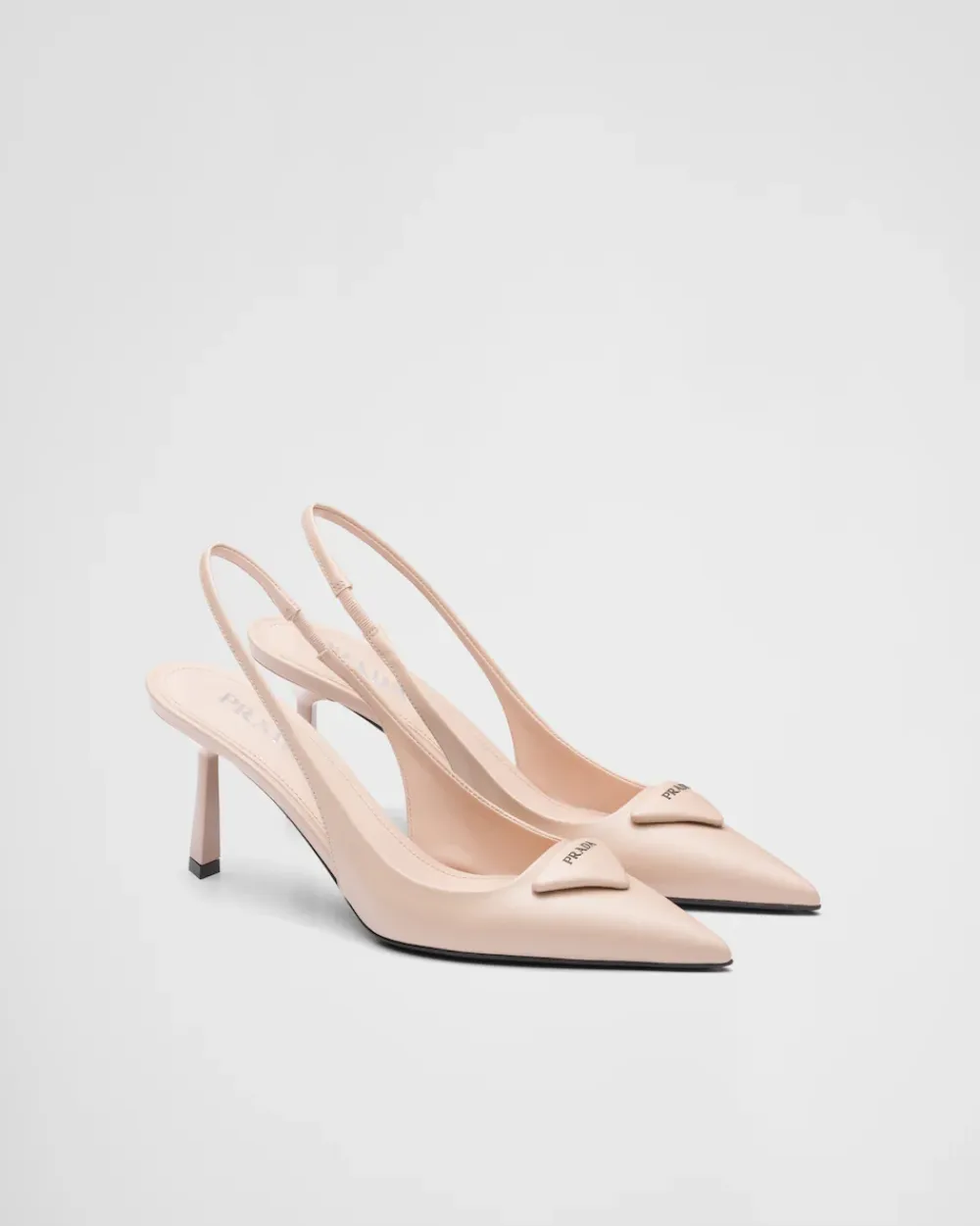 Mujer Prada ZAPATOS DE SALÓN Y BAILARINAS^Zapatos De Salón Slingbacks En Piel Cepillada