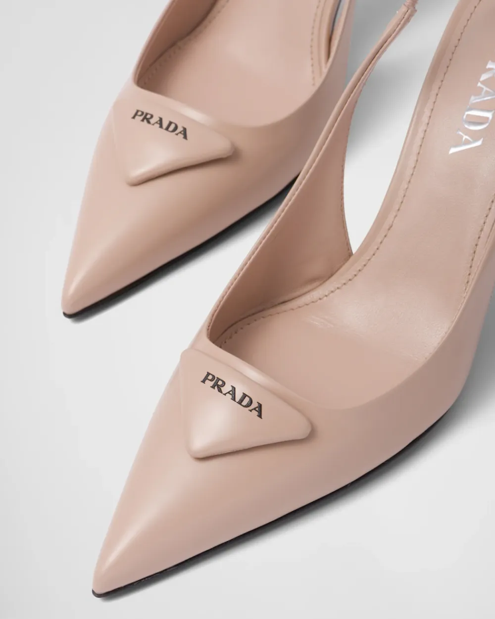 Mujer Prada ZAPATOS DE SALÓN Y BAILARINAS^Zapatos De Salón Slingbacks En Piel Cepillada