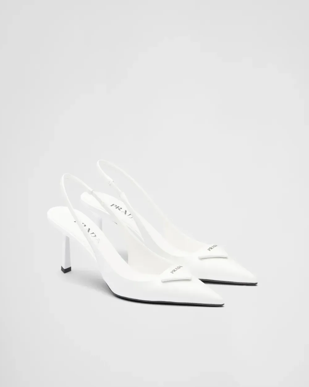 Mujer Prada ZAPATOS DE SALÓN Y BAILARINAS^Zapatos De Salón Slingbacks En Piel Cepillada