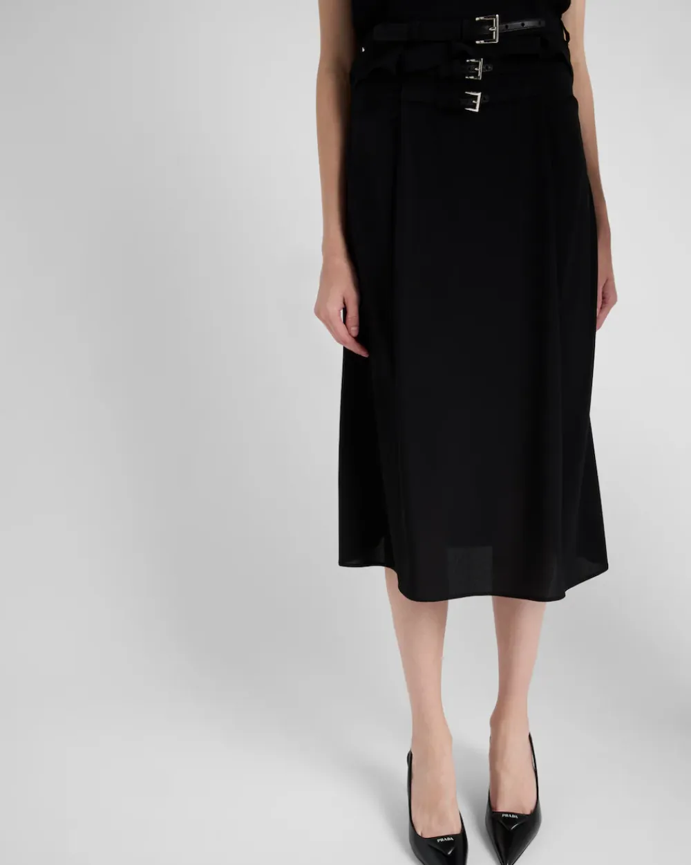 Mujer Prada ZAPATOS DE SALÓN Y BAILARINAS^Zapatos De Salón Slingbacks En Piel Cepillada