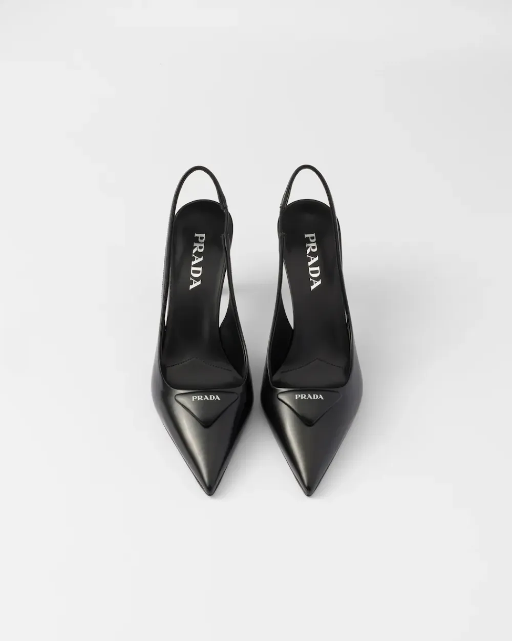 Mujer Prada ZAPATOS DE SALÓN Y BAILARINAS^Zapatos De Salón Slingbacks En Piel Cepillada