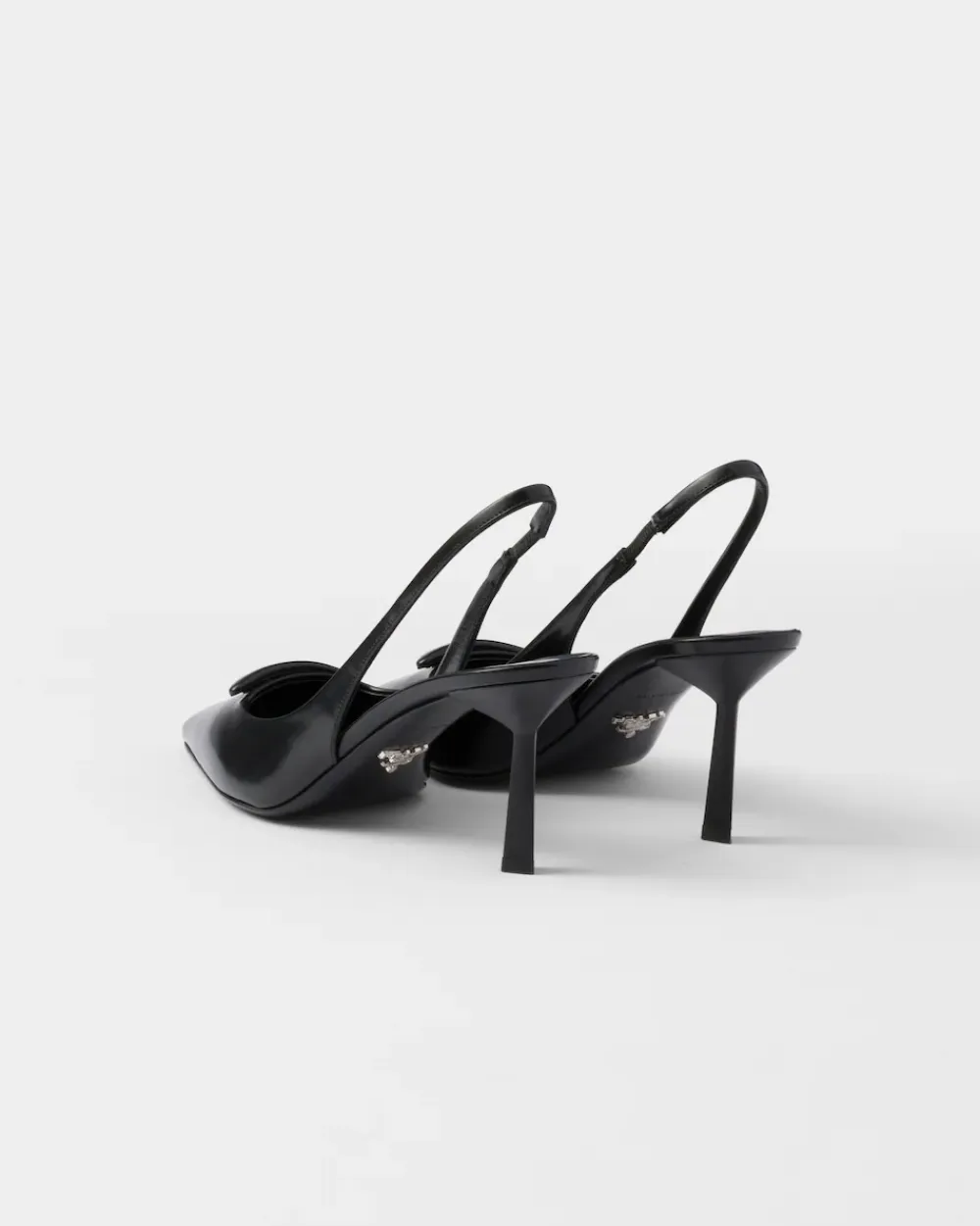 Mujer Prada ZAPATOS DE SALÓN Y BAILARINAS^Zapatos De Salón Slingbacks En Piel Cepillada