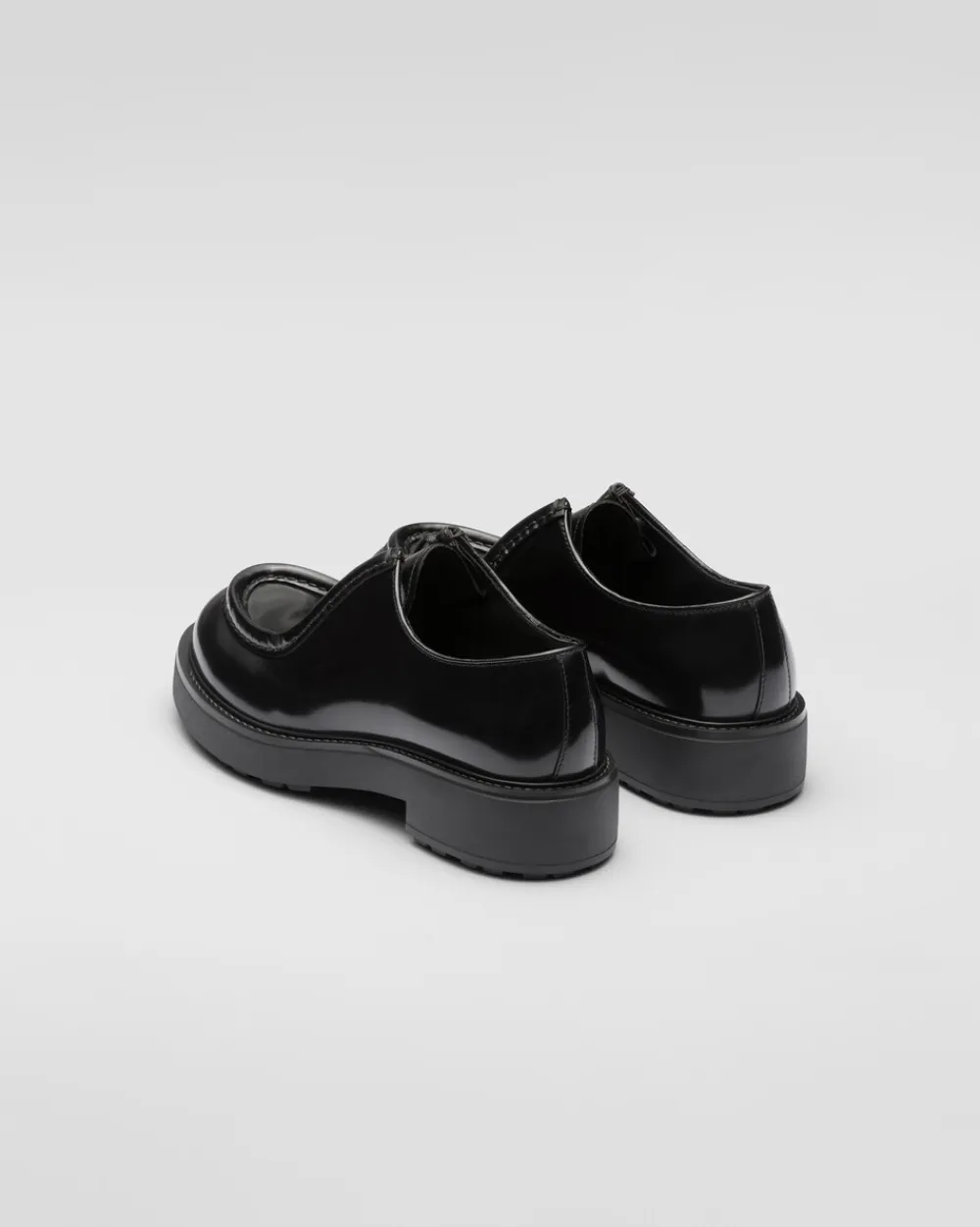Hombre Prada ZAPATOS CON CORDONES^Zapatos Diapason Con Cordones De Piel Mate Y Cepillada