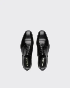 Hombre Prada ZAPATOS CON CORDONES^Zapatos Oxford De Piel Cepillada Con Cordones