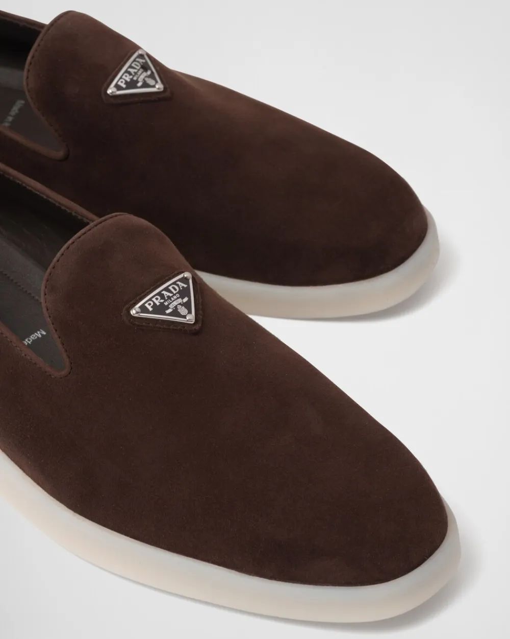Hombre Prada MOCASINES^Zapatos Sin Cordón De Ante