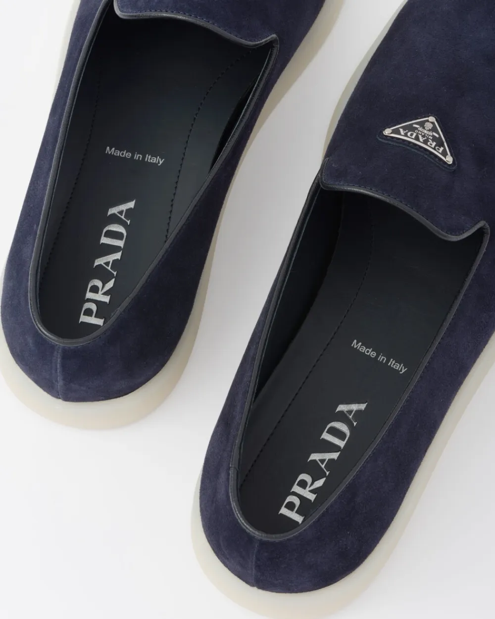 Hombre Prada MOCASINES^Zapatos Sin Cordón De Ante