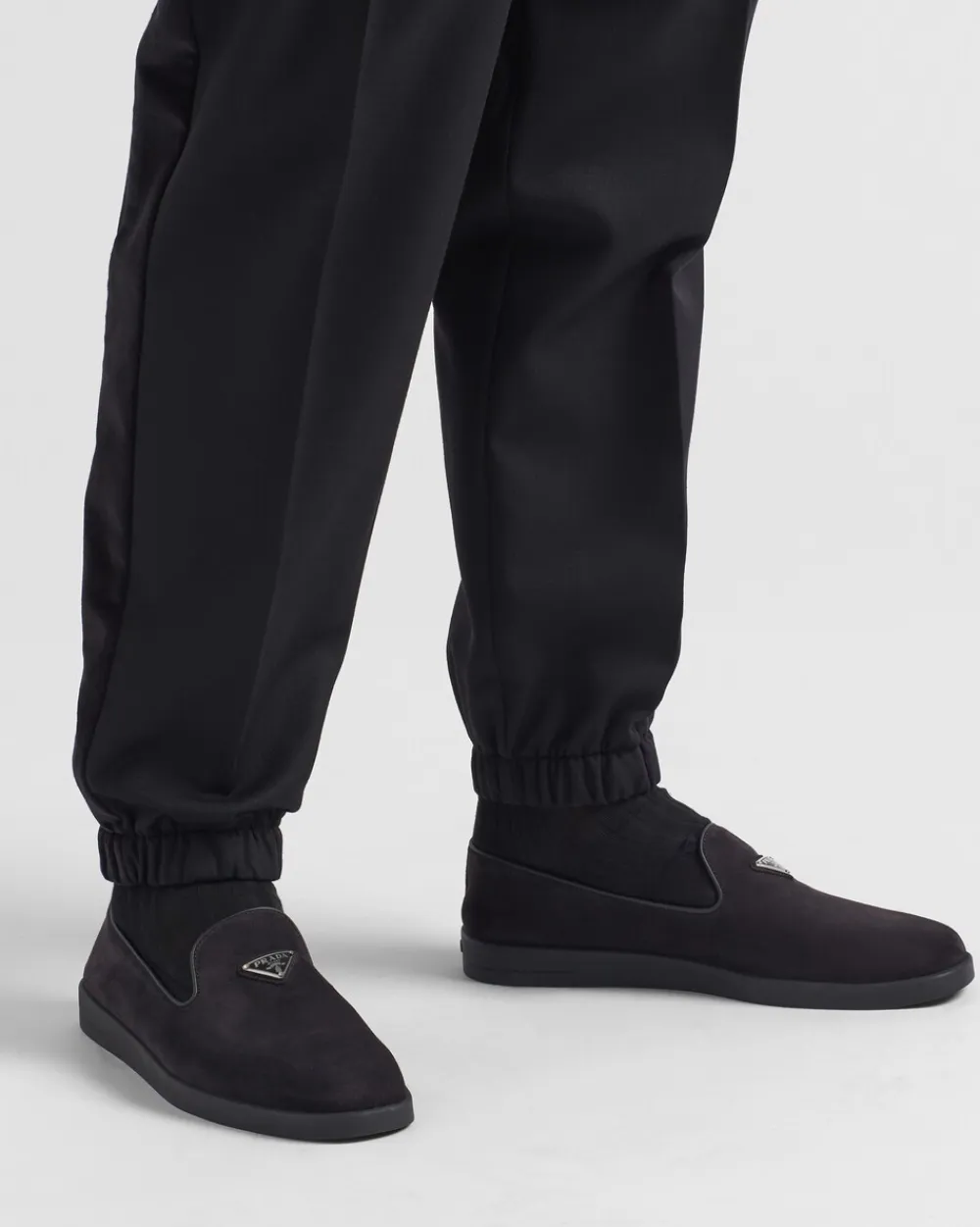 Hombre Prada MOCASINES^Zapatos Sin Cordón De Ante