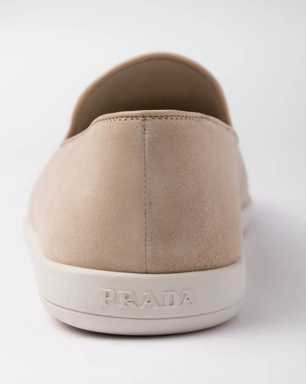 Hombre Prada MOCASINES^Zapatos Sin Cordones De Ante De Becerro