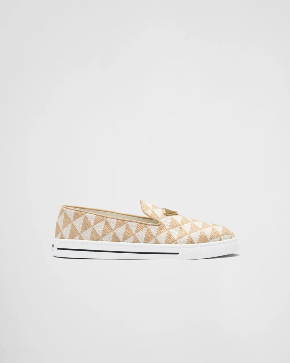 Mujer Prada ZAPATILLAS DEPORTIVAS^Zapatos Sin Cordones De Tejido Bordado