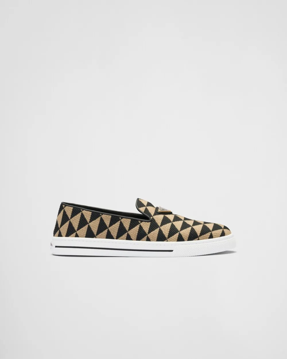 Mujer Prada ZAPATILLAS DEPORTIVAS^Zapatos Sin Cordones De Tejido Bordado