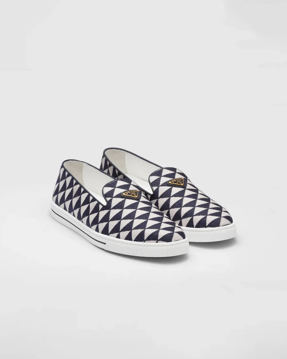 Hombre Prada MOCASINES^Zapatos Sin Cordones De Tejido Técnico