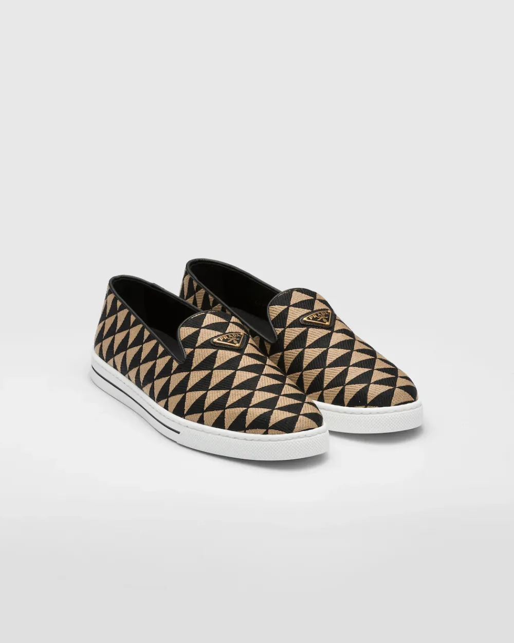 Hombre Prada MOCASINES^Zapatos Sin Cordones De Tejido Técnico