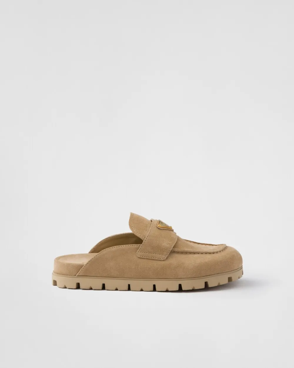 Mujer Prada PANTUFLAS Y CHINELAS^Zuecos De Ante
