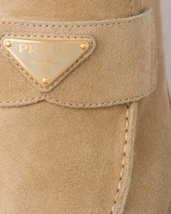 Mujer Prada PANTUFLAS Y CHINELAS^Zuecos De Ante