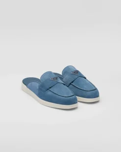 Hombre Prada MOCASINES|SANDALIAS^Zuecos De Ante