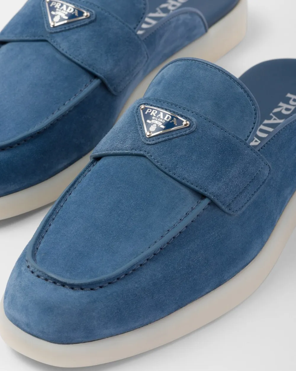 Hombre Prada MOCASINES|SANDALIAS^Zuecos De Ante